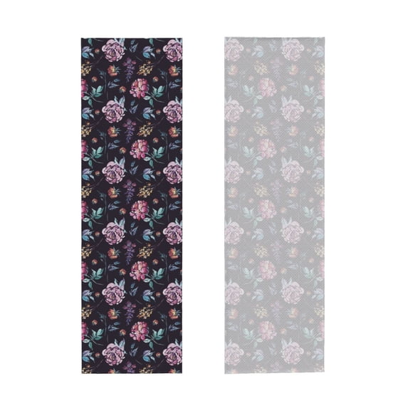 Sigee Roses Flowers print High-Performance Cooling Towel, Instant Chill, UPF 50, Durable Microfiber, Ideal for Gym & Outdoor Use - 12x40in