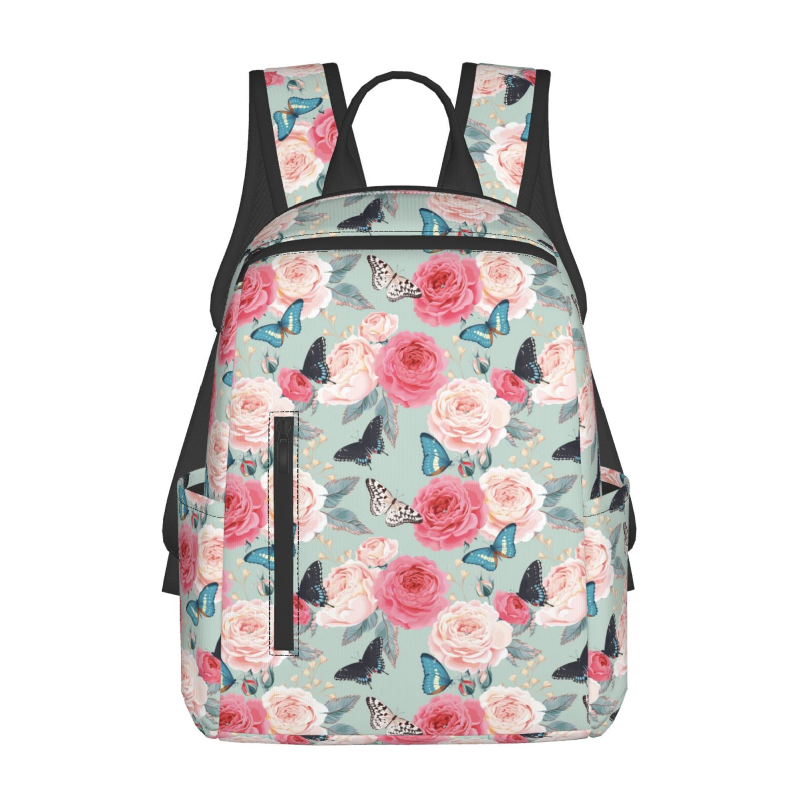 Sigee Roses and Butterflies for Lightweight Backpack for Hiking ...