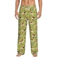 thumbnail image 1 of Sigee Running Beagle Print Men's Pajama Pants - Soft Lounge Sleep Bottoms with Elastic Waistband and Pockets-XX-Large, 1 of 9