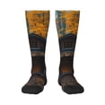 thumbnail image 1 of Sigee Rustic Cabin Autumn Forest for Socks for Men Women Socks Stocking Compression Socks, 1 of 6