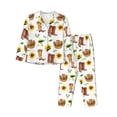 thumbnail image 1 of Sigee Rustic Western Charm for Women’s Pajama Sets Long-Sleeved Pjs Sets for Women 2 piece Sleepwear-X-Large, 1 of 7