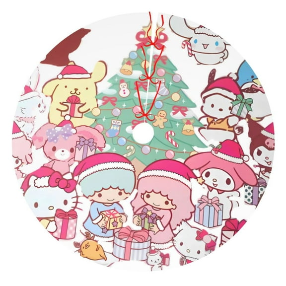 Sigee Sanrio An for Christmas Decoration Tree Skirt Christmas Tree Skirt,Christmas Home Decor Holiday Tree Skirt Fits Christmas Tree,30"