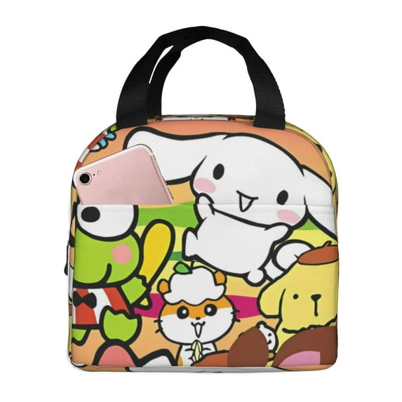 Sigee Sanrio Aq for Lunch Bag for Women Men, Reusable Lunch Bag Insulated Lunch Bag Lunch Box Cooler