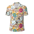 thumbnail image 1 of Sigee Sanrio Bv for Mens Polo Shirts Quick Dry Short Sleeve Golf T Shirt Performance Moisture Wicking Casual Workout,Large, 1 of 7