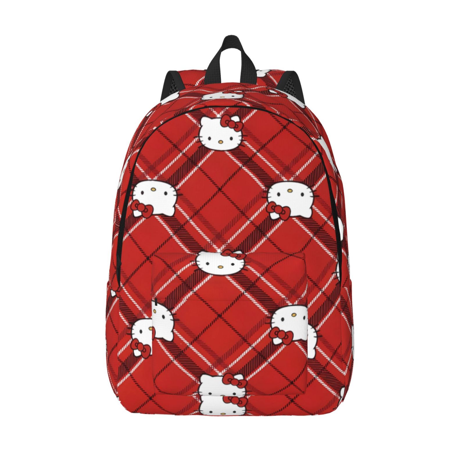 Sigee Sanrio G Print Canvas Large Capacity Laptop Backpack for Men and