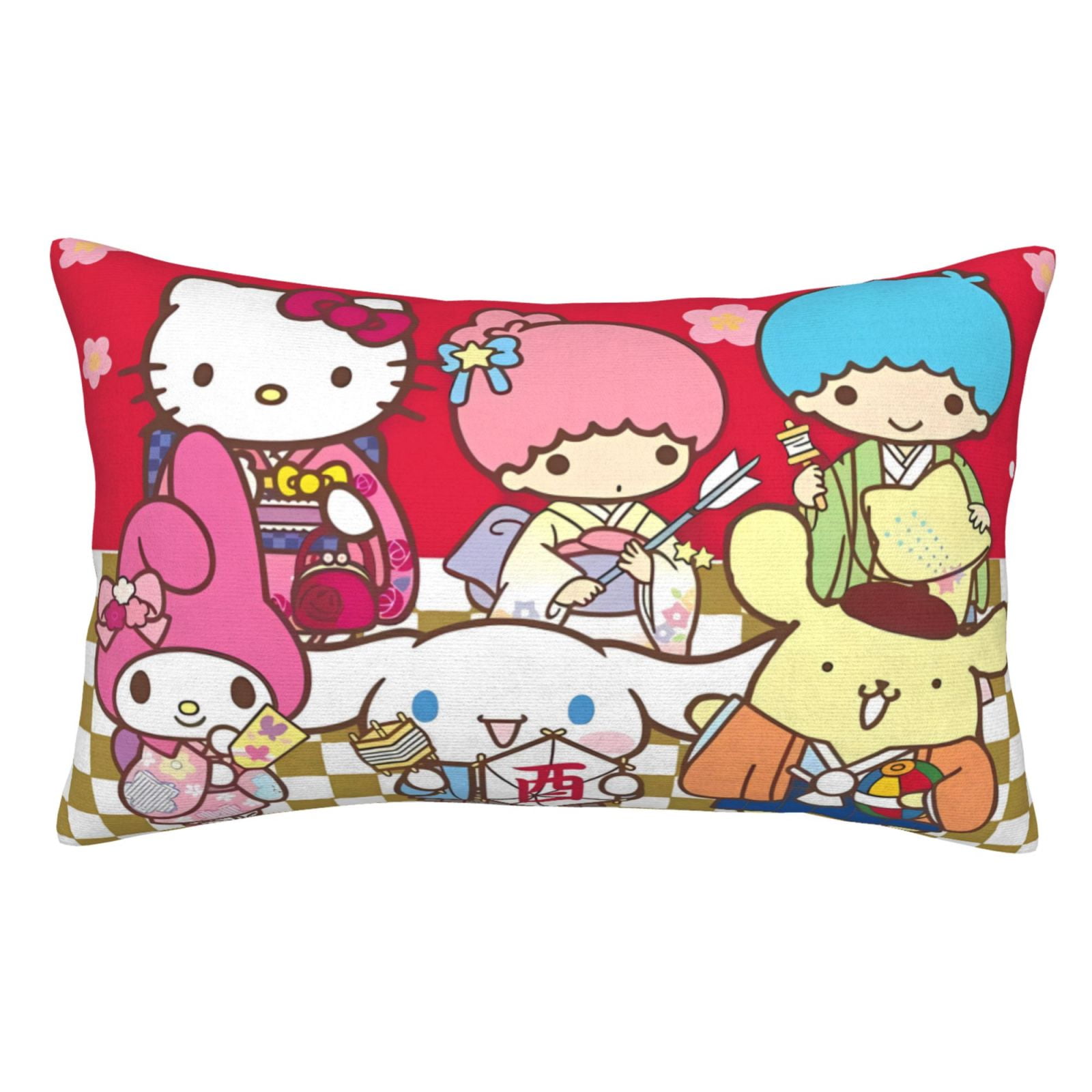 Sigee Sanrio I for Pillow Cases Concealed Zipper Opening Soft Fabric