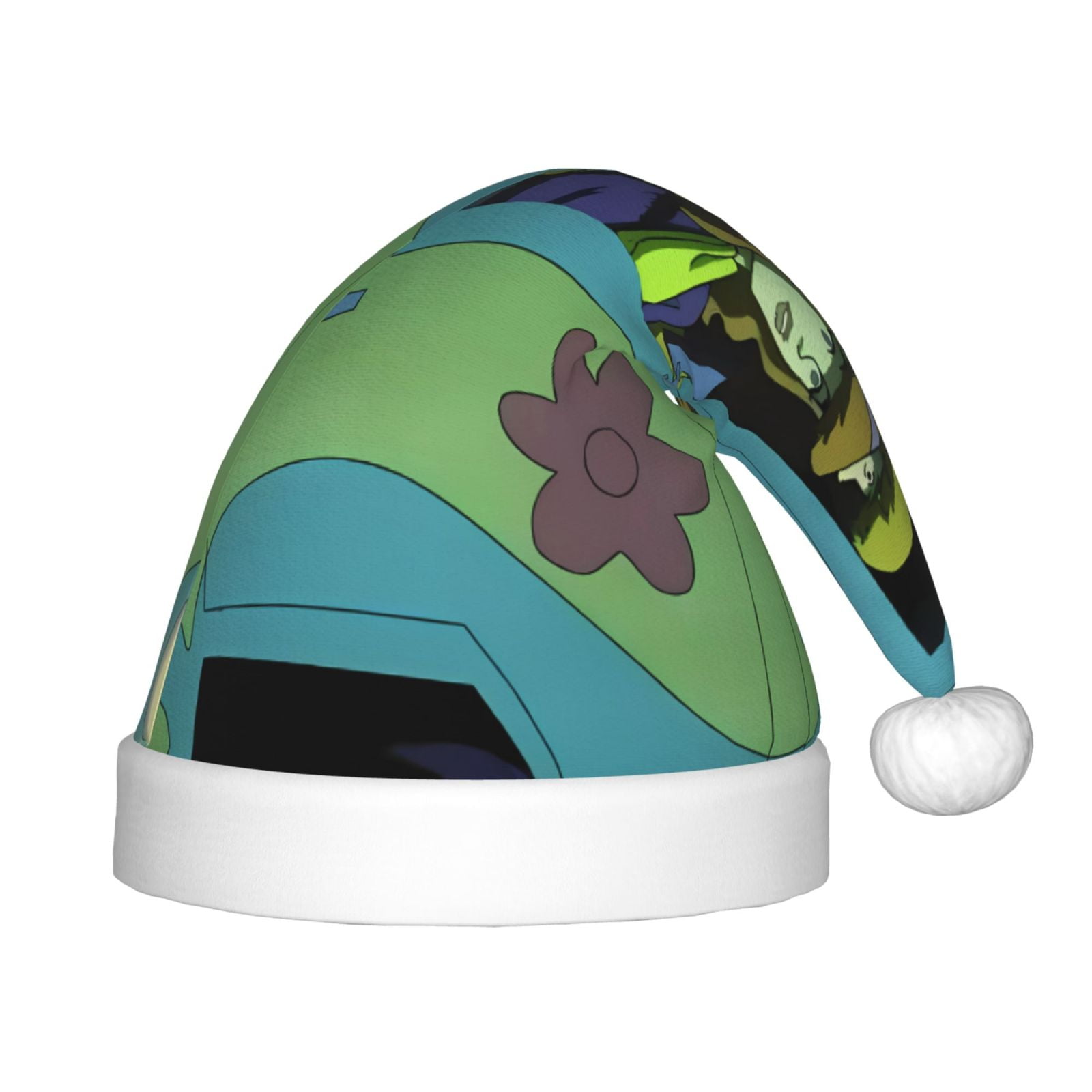 Sigee Scooby-Doo Az for Kid Santa Hat Toddler Christmas Hat Soft Plush Xmas Santa Hat Unisex for Christmas New Year Festive Holiday Party Supplies