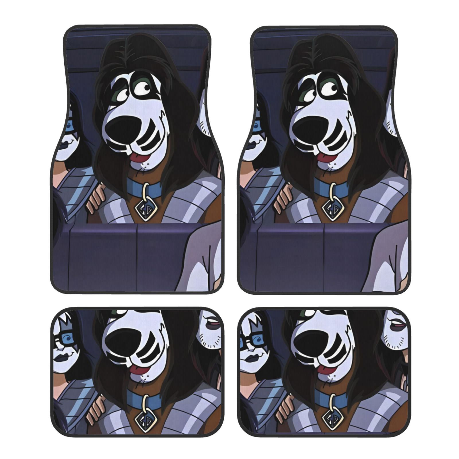 Sigee ScoobyDoo Be for All 4Piece Floor Mats, AllWeather Car Mats Universal Fit Floor Mats