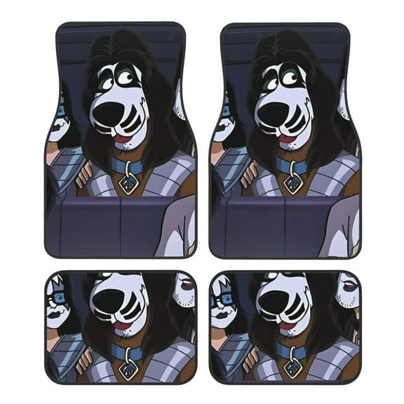Sigee Scooby-Doo Be for All 4-Piece Floor Mats, All-Weather Car Mats Universal Fit Floor Mats for Cars for SUV, Vans, Sedans, Trucks