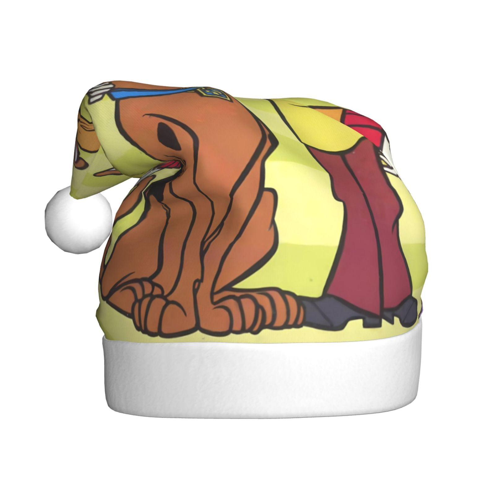 Sigee Scooby-Doo Bl for Christmas Hat Adult - Santa Hat for Women and Men for Christmas New Year Festive Holiday Party