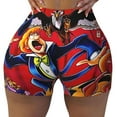 thumbnail image 1 of Sigee Scooby-Doo Br Print Women's High Waist Workout Shorts - Squat Proof, Tummy Control, Yoga and Gym Activewear Large, 1 of 9