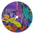thumbnail image 1 of Sigee Scooby-Doo H for Christmas Decoration Tree Skirt Christmas Tee Skirt with Pom Pom Trim,Christmas Home Decor Holiday Tree Skirt Fits Christmas Tree,48", 1 of 8