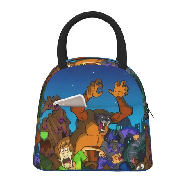 Sigee ScoobyDoo P Print Lunch Bag for Women Men, Reusable Lunch Bag