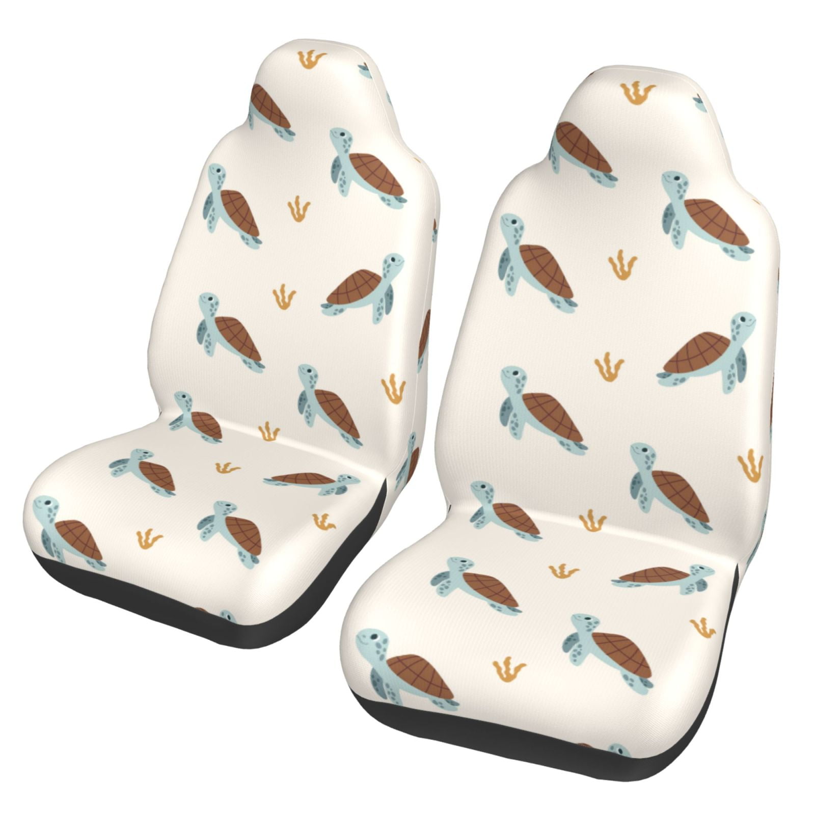 Sigee Sea Turtle for Universal Car Seat Covers, Premium Car Seat