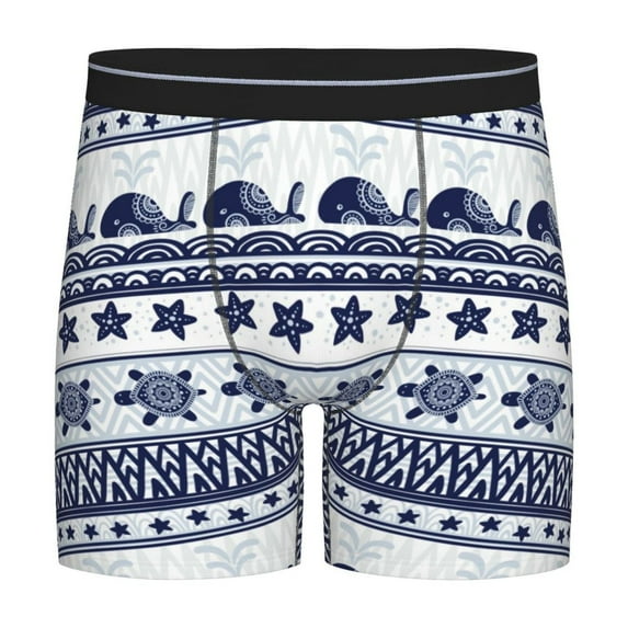 Sigee Sea Underwater Animals1 for Men's Boxer Briefs,Moisture Wicking and Breathable Small