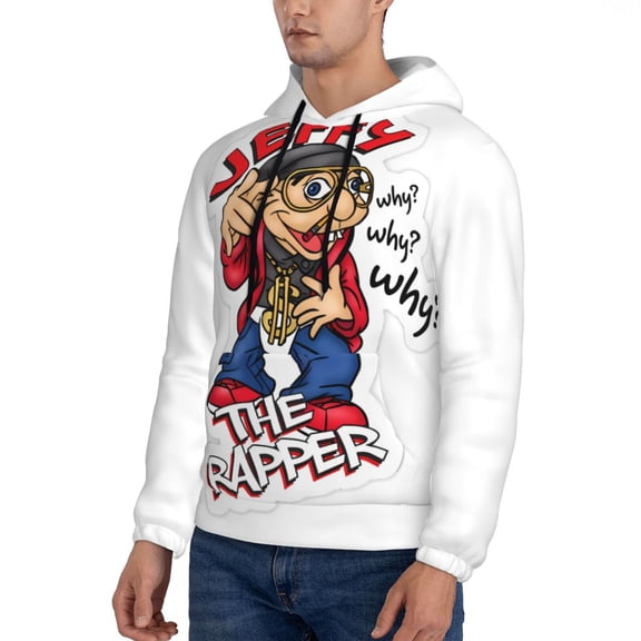 Sigee Sml Jeffy Ax for Men's Pullover Hoodie Sweatshirts Adult Casual Long Sleeve Sweatshirts ,Sizes S-4XL,XX-Large