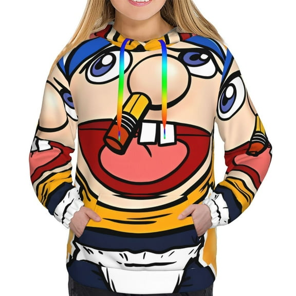 Sigee Sml Jeffy Bq for Women's Pullover Hoodie Sweatshirts Adult Casual Long Sleeve Sweatshirts ,Sizes S-2XL,Medium
