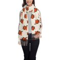 thumbnail image 1 of Sigee Snake Around Heart for Scarf for Women Winter Warm Scarfs with Fringe, 1 of 8