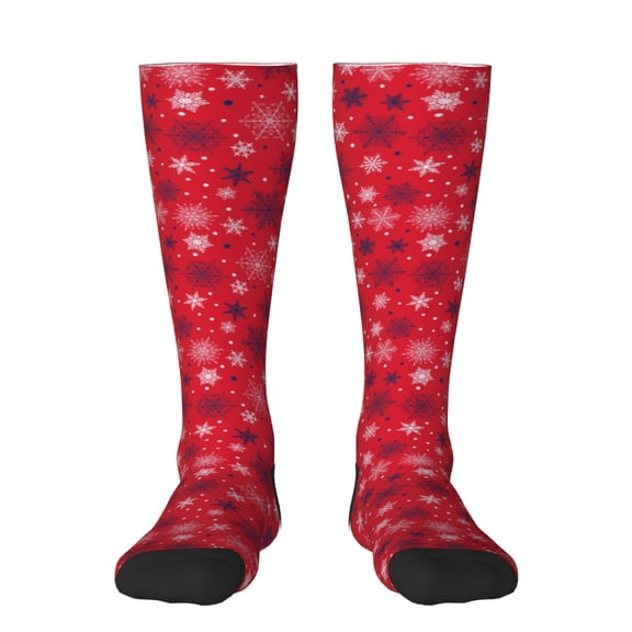 Sigee Snowflake Symphony for Socks for Men Women Socks Stocking Compression Socks
