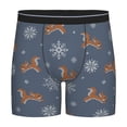 thumbnail image 1 of Sigee Squirrel And Snowflakes for Men's Boxer Briefs,Moisture Wicking and Breathable Small, 1 of 9