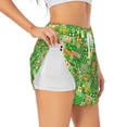 thumbnail image 1 of Sigee St Patrick's Day6 for Women's Athletic Shorts High Waisted Running Shorts Pocket Sporty Short Gym Elastic Workout ShortsXX-Large, 1 of 9