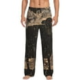 thumbnail image 1 of Sigee Starry Night Black Sheep print Men's Pajama Pants Lounge Sleep Bottoms with Elastic Waistband and Pockets-X-Large, 1 of 6