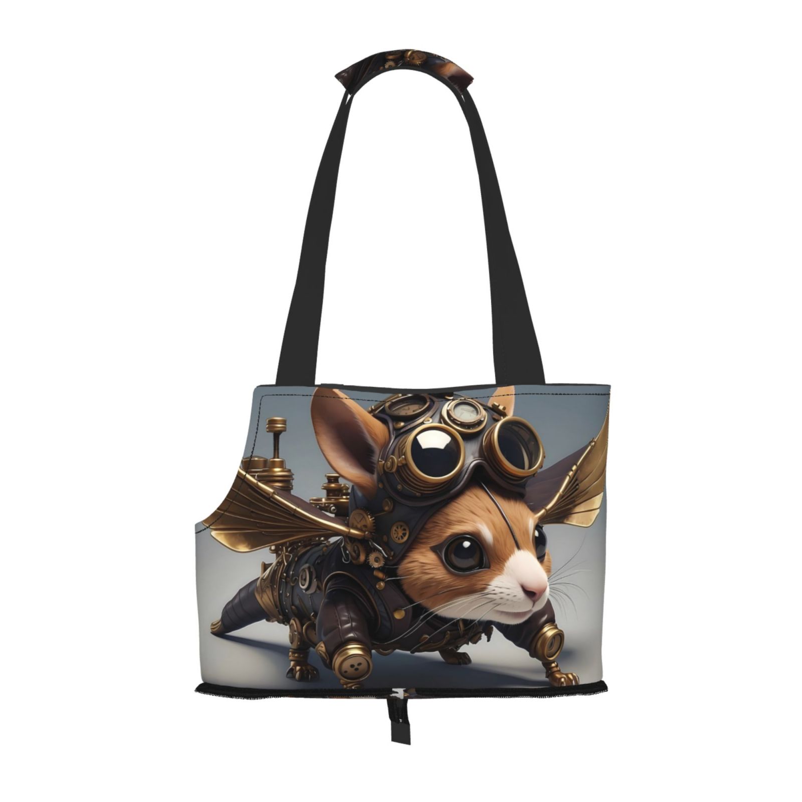 Sigee Steampunk Squirrel Pilot for Pet Carrier Bag for Puppy with