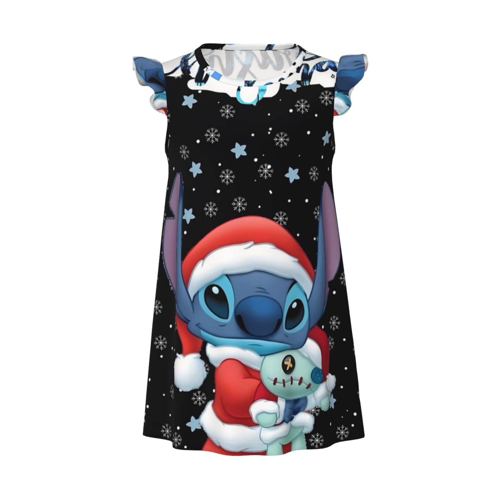 Sigee Stitch V for Girls Sleepwear, Night Sleep Dress Pajamas, Kids