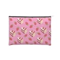 thumbnail image 1 of Sigee Strawberry Cake for Multipurpose Zipper Pouch Paper Reusable Cosmetic bag for Purse Water Resistant Gift, 1 of 8
