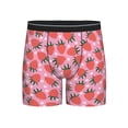 thumbnail image 1 of Sigee Strawberry for Men's Boxer Briefs,Moisture Wicking and Breathable Medium, 1 of 9