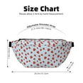 thumbnail image 1 of Sigee Strawberry for Multi-functional Belt Bag for Men and Women With Adjustable Strap For Travel Running Hiking, 1 of 8