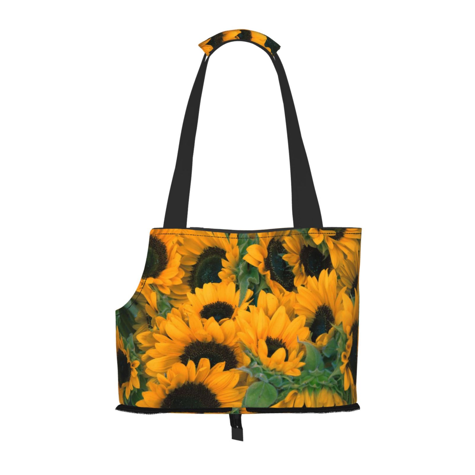 Sigee Sunflowers 7 for Pet Carrier Bag for Puppy with Pockets for