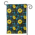 thumbnail image 1 of Sigee Sunflowers And Blue Flower for Live Happy Decorative Small Garden Flag,Double Sided Yard Flags Holiday Garden Flags for All Seasons, 1 of 9