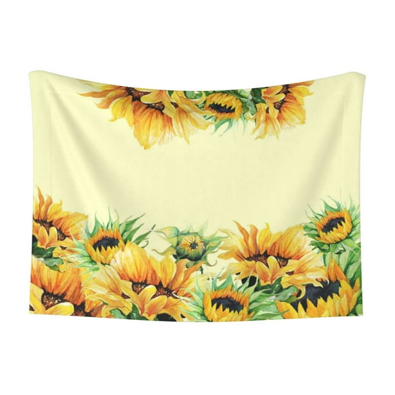 Sigee Sunflowers On A Yellow Background for Pet Blanket for Dog Cat Puppy Blanket Cat Blankets for Small and Medium Pets-Medium