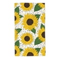 thumbnail image 1 of Sigee Sunflowers Print Superfine Fiber Towel Soft, Absorbent, Essential for Home and Travel ,Bath Sheets Bathroom Hand Towel 27.5x16 inches, 1 of 8