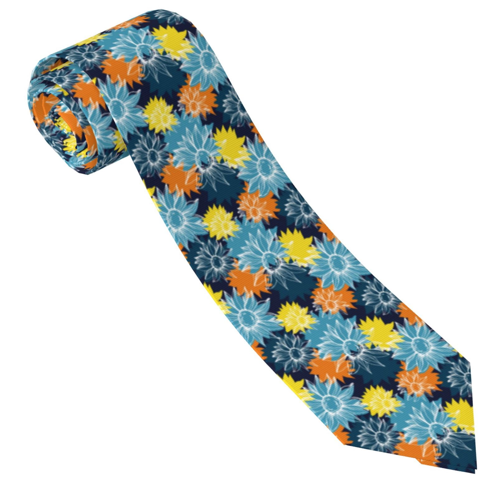 Sigee Sunflowers for Elegant Men's Necktie,Classic Tie for Formal and Casual Occasions - Walmart.com