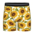thumbnail image 1 of Sigee Sunflowers for Men's Boxer Briefs,Moisture Wicking and Breathable Large, 1 of 9