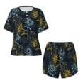 thumbnail image 1 of Sigee Sunflowers for Sleepwear Casual Pjs with Pockets Women's Pajamas Sets Shorts 2 Piece Short Sleeve Lounge Sets Small, 1 of 9