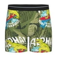 thumbnail image 1 of Sigee Surfing Dinosaur for Men's Boxer Briefs,Moisture Wicking and Breathable Small, 1 of 9