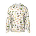 thumbnail image 1 of Sigee Sushi and Rolls Print UPF50+ Men's Sun Protection Hoodie Shirt SPF UV Shirt Long Sleeve Fishing Outdoor Lightweight, S-3XL, 1 of 9
