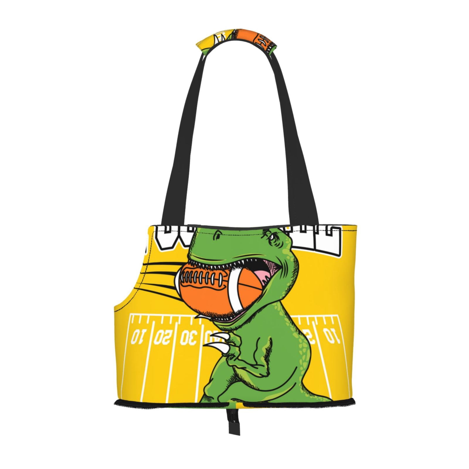 Sigee TRex Playing Football for Pet Carrier Bag for Puppy with Pockets
