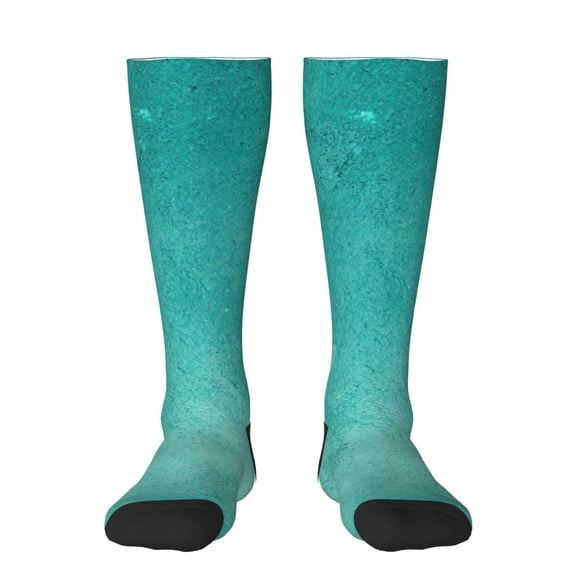 Sigee Teal Turquoise1 for Socks for Men Women Socks Stocking Compression Socks