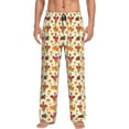 thumbnail image 1 of Sigee Thanksgiving Turkeys print Men's Pajama Pants Lounge Sleep Bottoms with Elastic Waistband and Pockets-XX-Large, 1 of 6