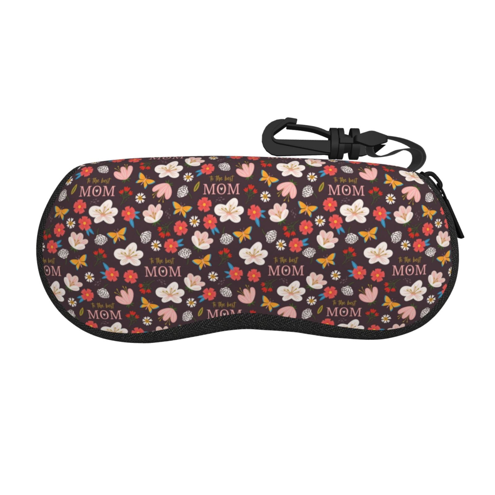 Sigee To The Best Mom for Soft Eyeglass Cases for Women and Men Zipper