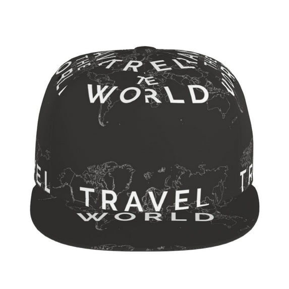 Sigee Travel The World1 Print Men Women Fashion Baseball Cap,Unisex-Adults,Classic Adjustable Plain Hat