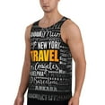 thumbnail image 1 of Sigee Travel for Men's Workout Tank Top, Athletic Gym Sleeveless Shirt - Quick Dry, Lightweight, Breathable Large, 1 of 9