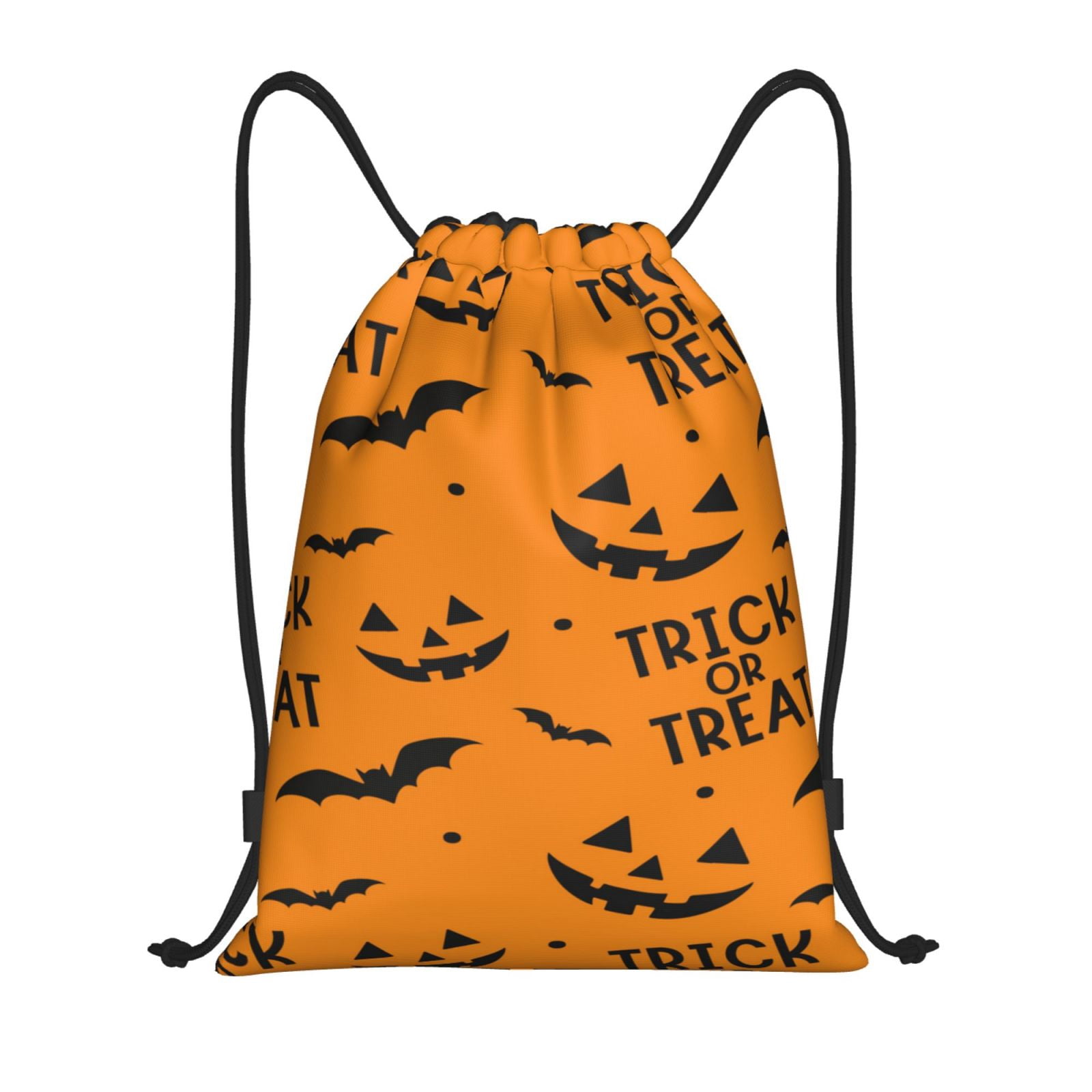 Sigee Trick Or Treat for Drawstring Bag String Backpack for Sports, Gym ...