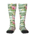 thumbnail image 1 of Sigee Tropical Flamingo for Socks for Men Women Gifts for Him Boyfriend Teenage Boys Stocking Stuffers, 1 of 6