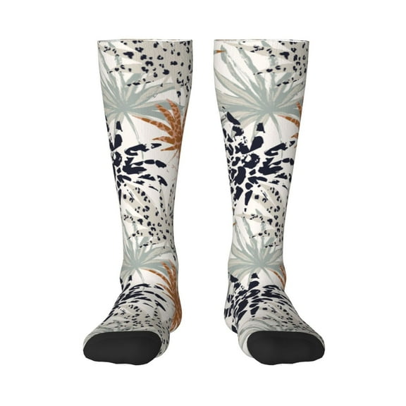 Sigee Tropical Leaves for Socks for Men Women Gifts for Him Boyfriend Teenage Boys Stocking Stuffers