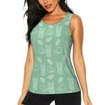 thumbnail image 1 of Sigee Tropical Pineapple for Women's Workout Tank Top,Running Tank Tops,Sleeveless Gym ClothesSmall, 1 of 8